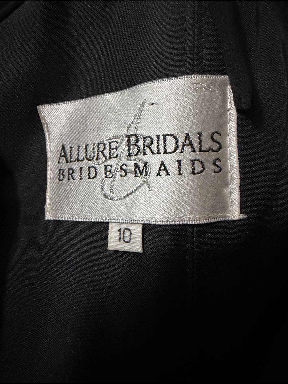 Allure Bridals Black Strapless Sweetheart Ruffle Cocktail Dress - Picture 9 of 11